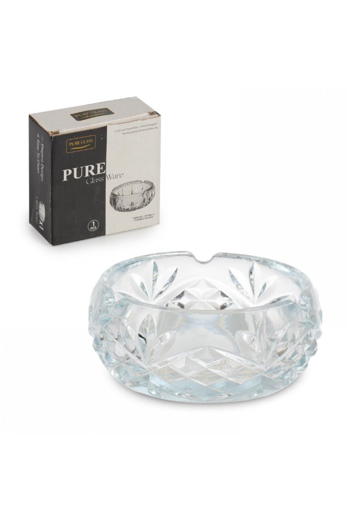 Vidrex Pure Glass Ware Impero Ashtray Cam Küllük - D/IMP-11