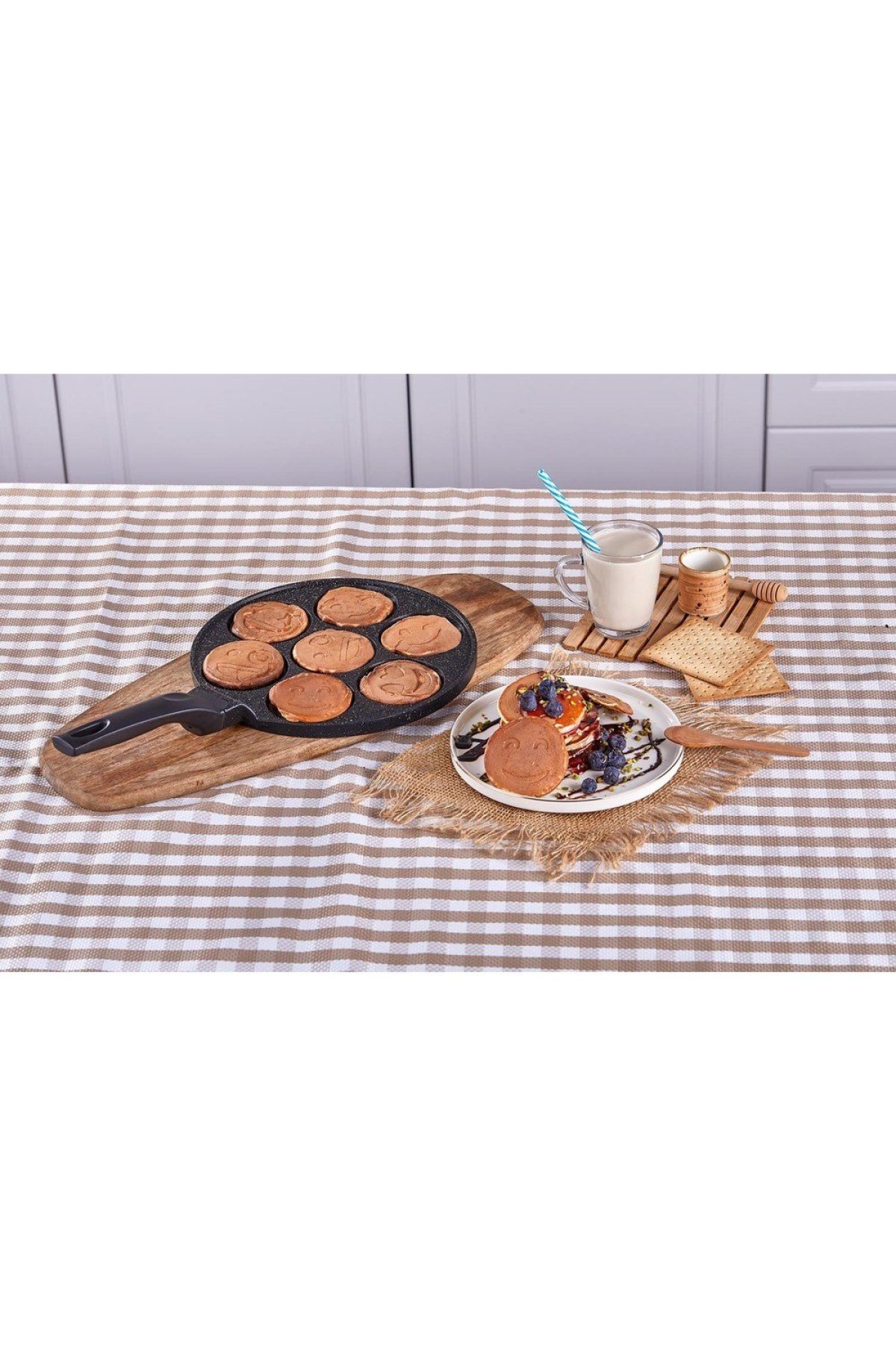 Taç Döküm Pankek Tavası 26 Cm Siyah - TAC-4982