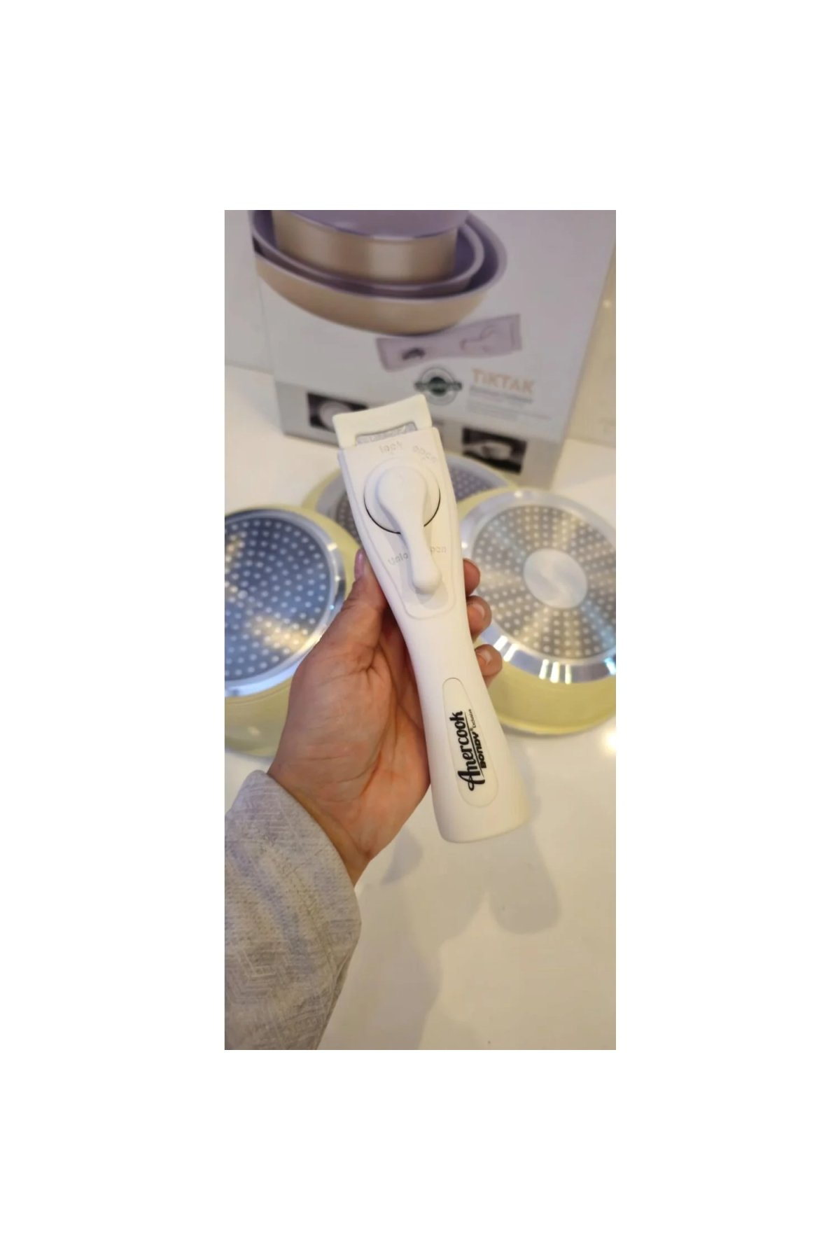 Amercook Bondy 4 Parça Tava Seti Vizon