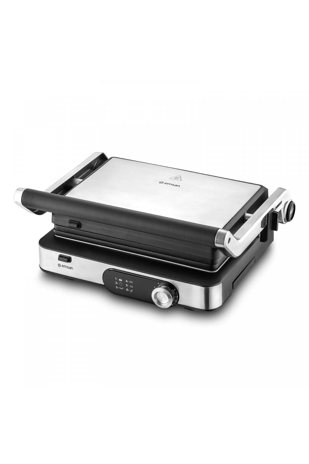 Emsan GrillMaster İnox Döküm Izgara ve Tost Makinesi 6 Dilim Kapasiteli