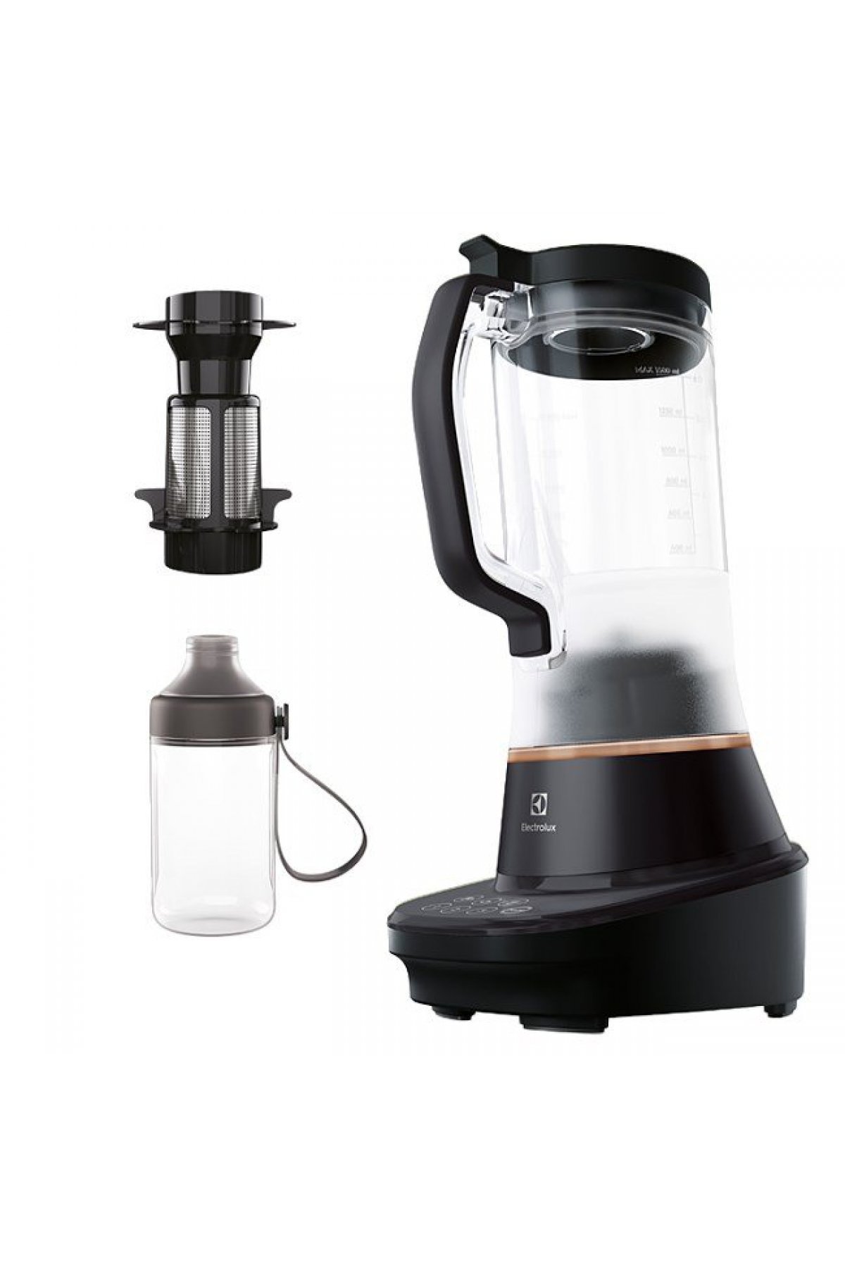 Electrolux E7TB1-4GB Taşınabilir Şişeli Pulse Özellikli Granit Siyah 900W Smoothie Blender