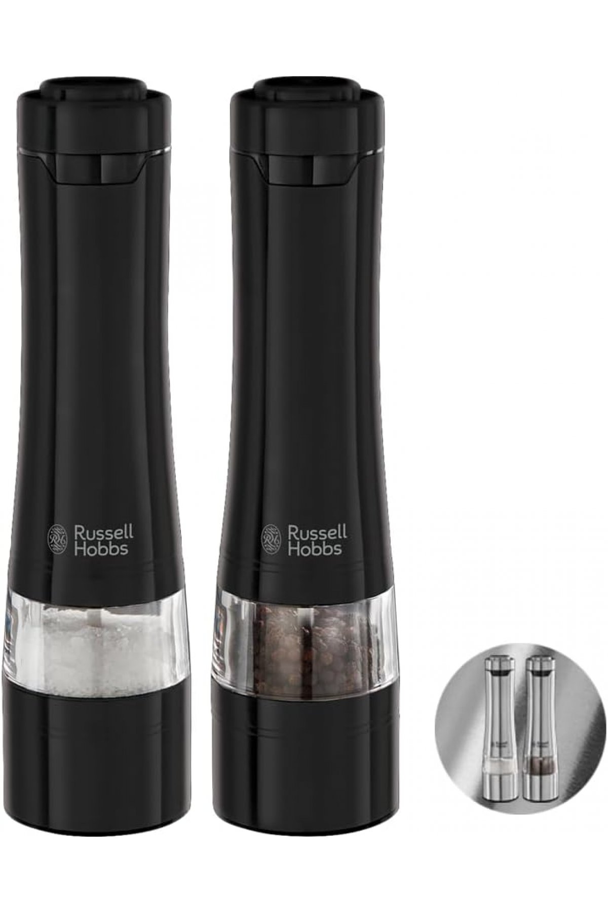 Russell Hobbs Otomatik Tuz ve Biber Öğütücü Değirmenler 28010-56 Siyah