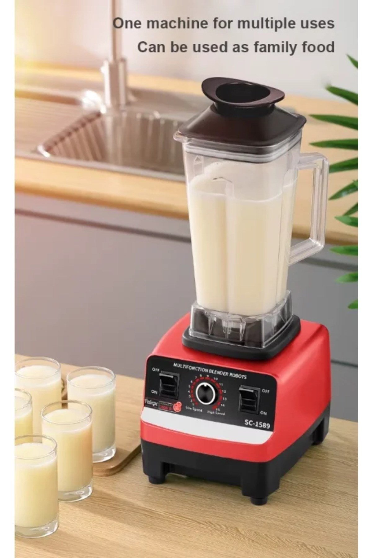 RZG Group 7000 Watt Blender Buz Parçalayıcı &amp; Baharat Öğütücü