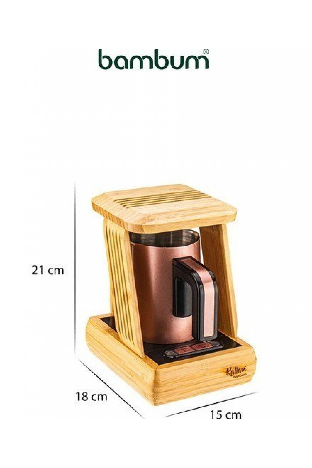 Bambum Kallavi Türk Kahve Makinesi - Rosegold