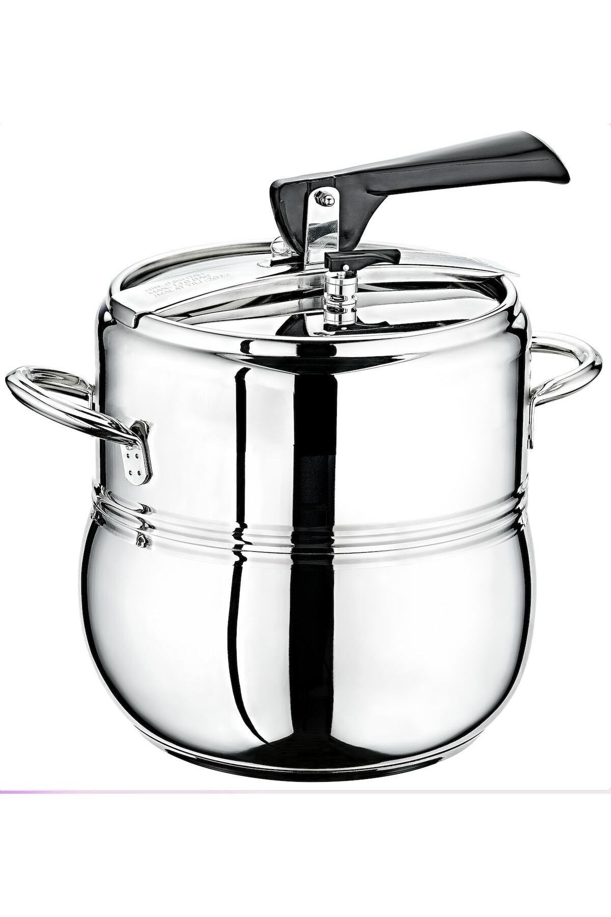 Oms 5104 2 Parça Klasik Güveç Düdüklü Tencere 22 Cm 7 Litre