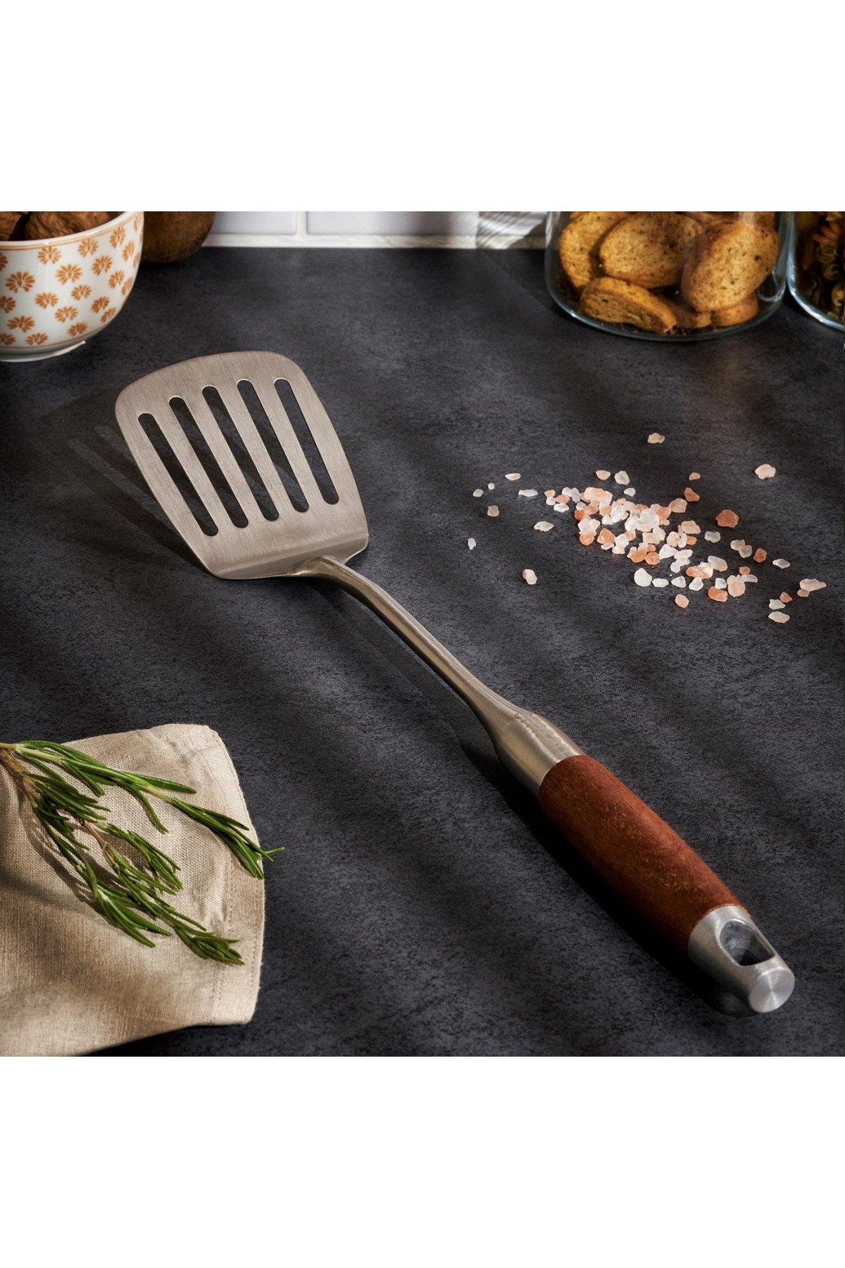 Emsan Woody Paslanmaz Çelik Izgara Spatula