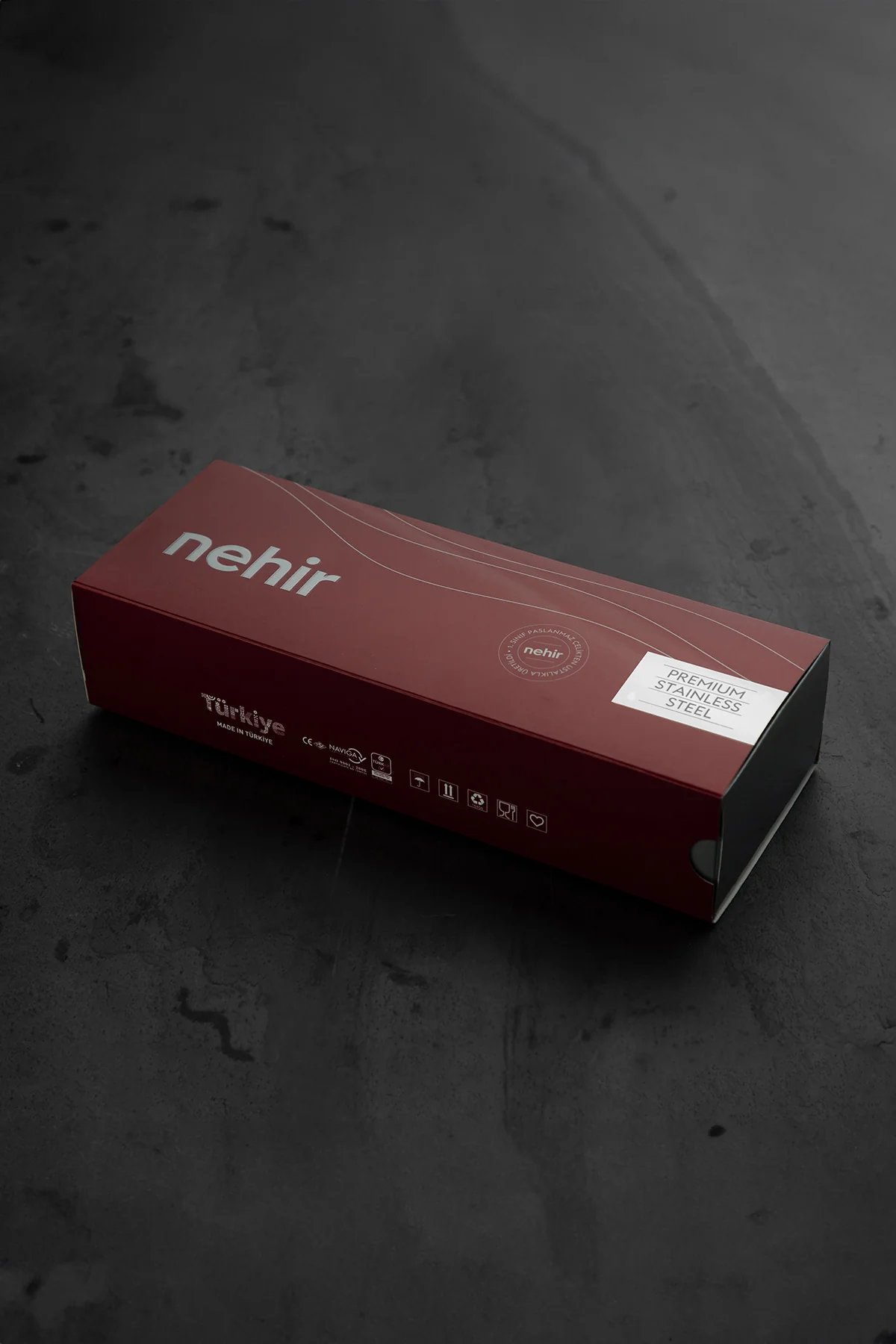 Nehir Safir Sade Çay Kaşık - 1 Düzine = 12 Adet