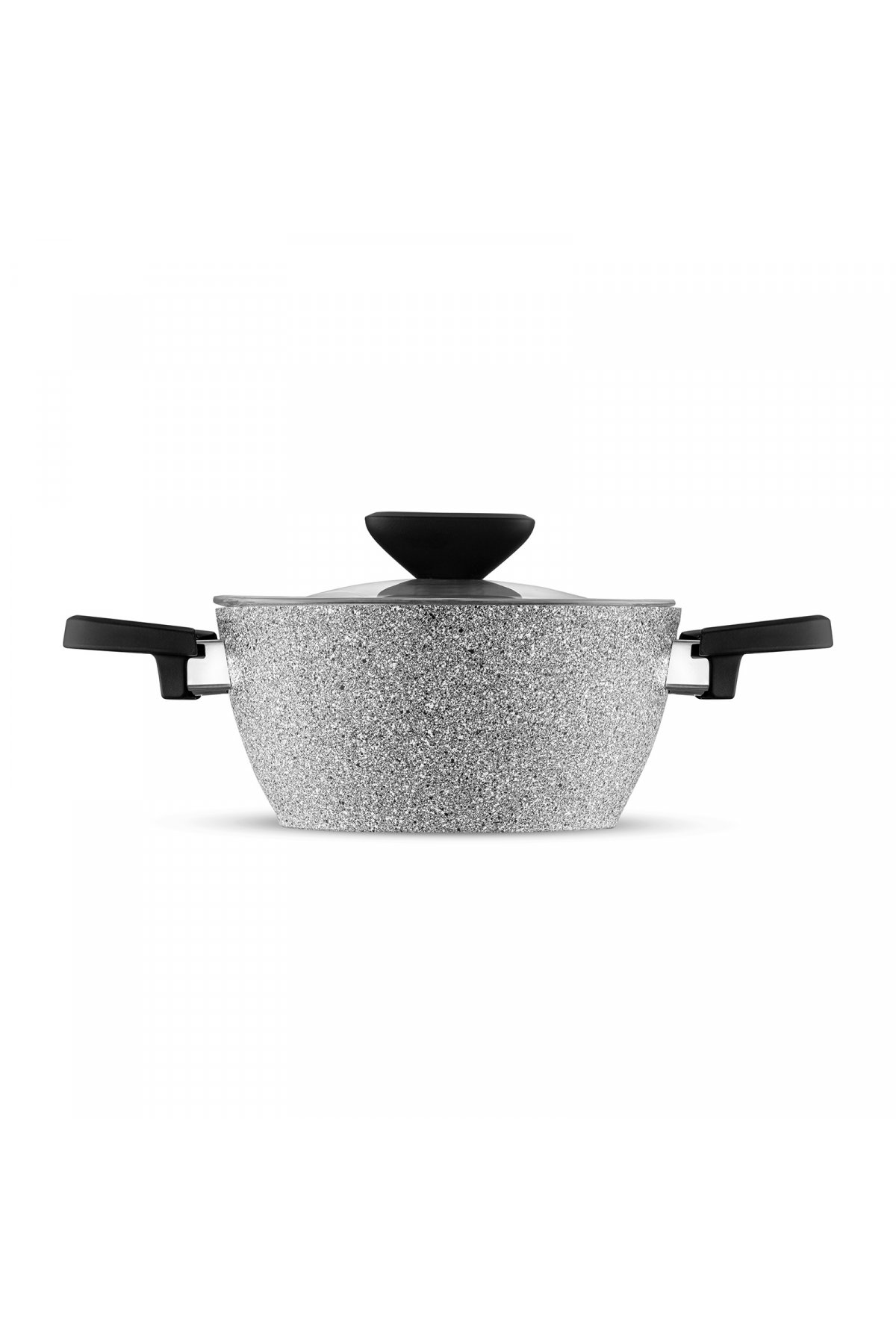 Emsan Fortis Granite 6 Piece Midi Cookware Set - Gray
