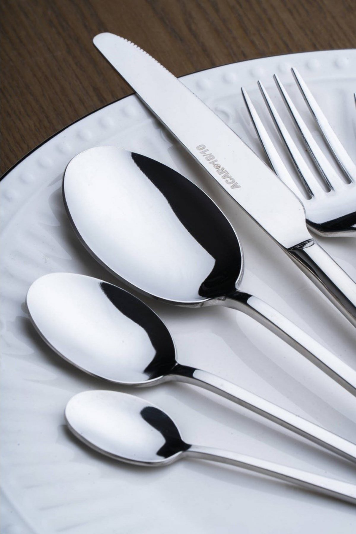 Acar Linear 72 Parça 12 Kişilik Çatal Kaşık Bıçak Takımı - ART-07761