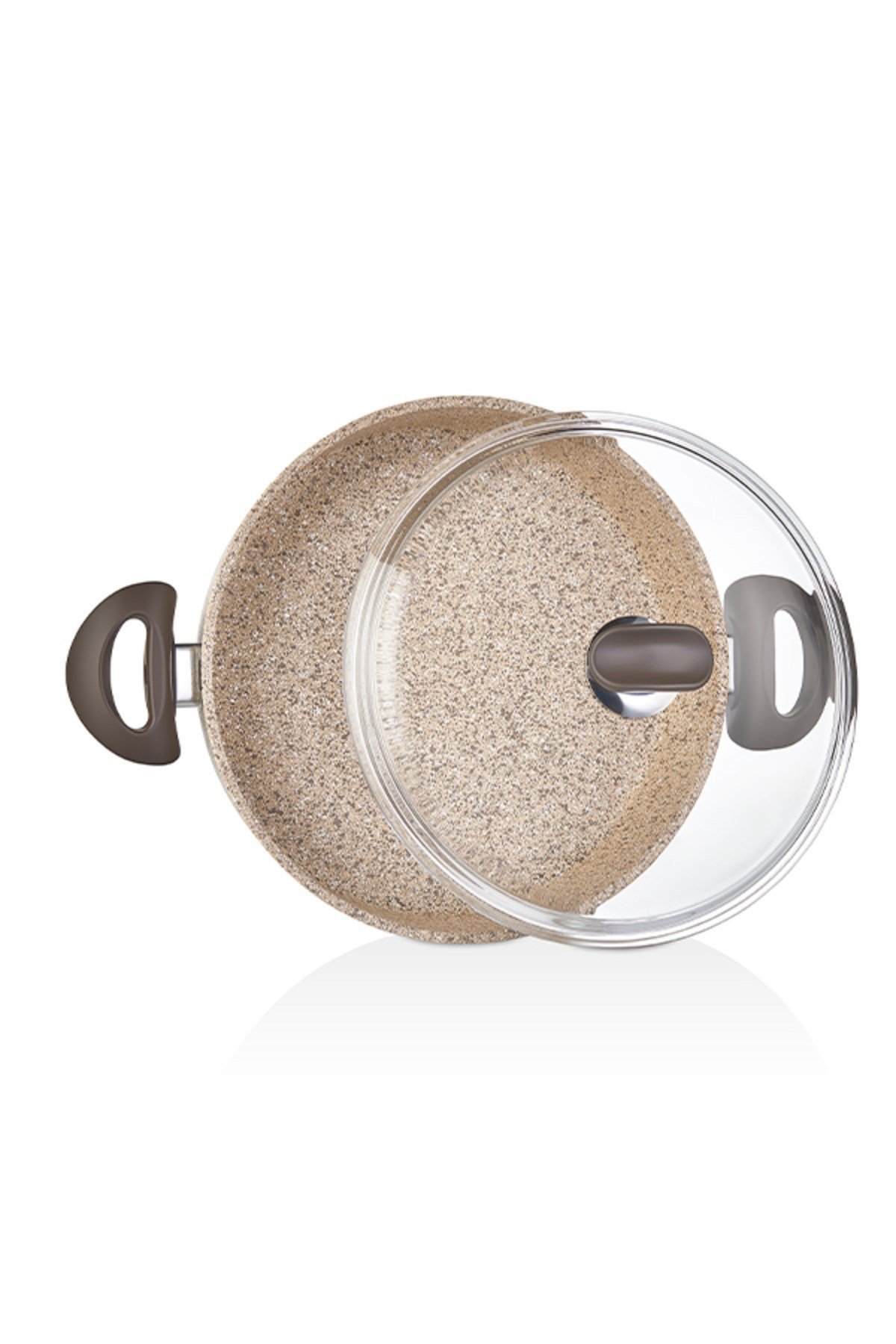 Falez Creamy Granit 32 cm Karnıyarık Tenceresi - CRE 3066