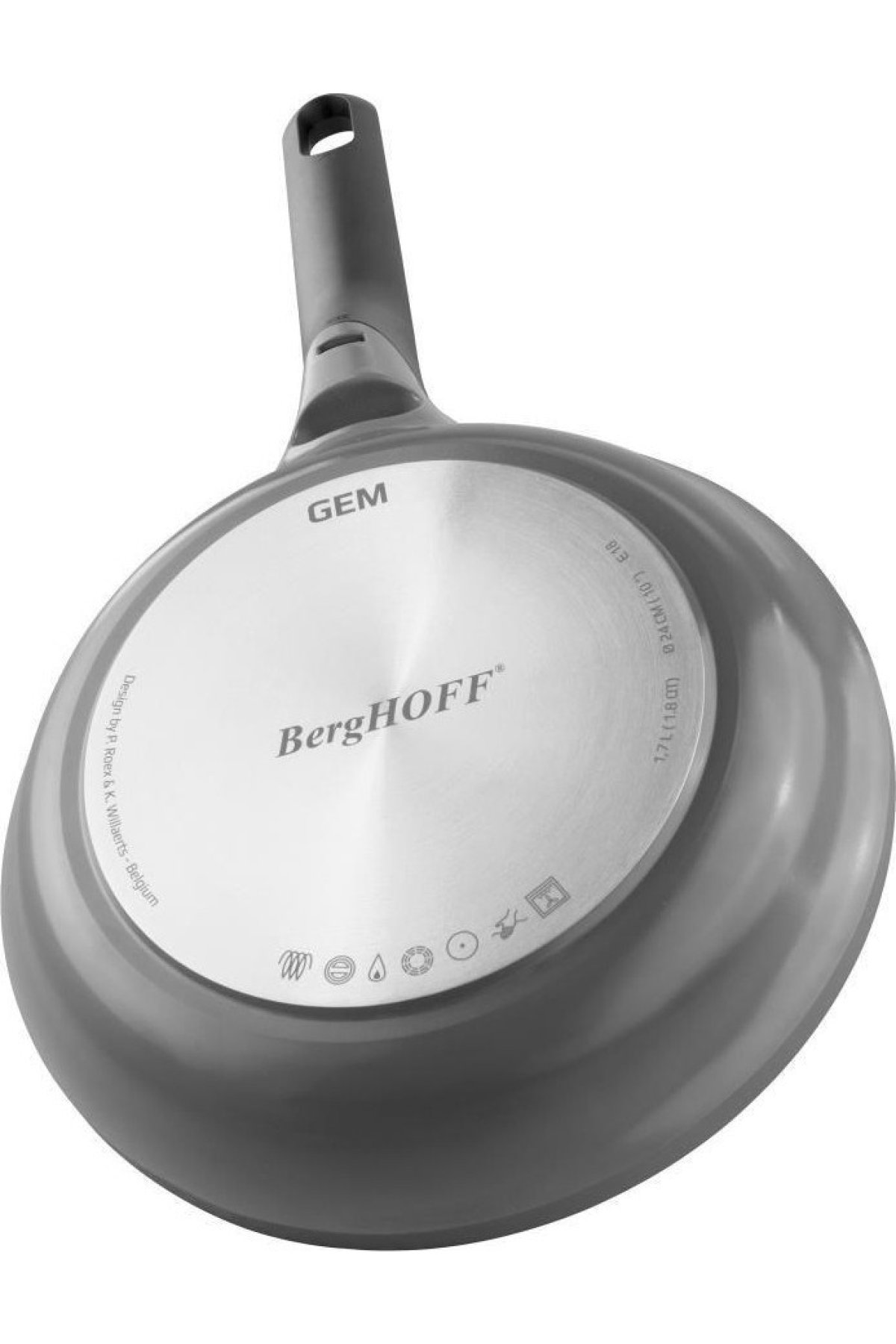 Berghoff Gem Çıkarılabilir Saplı Stay Cool Izgara Tava Gri 28 cm - 2307430