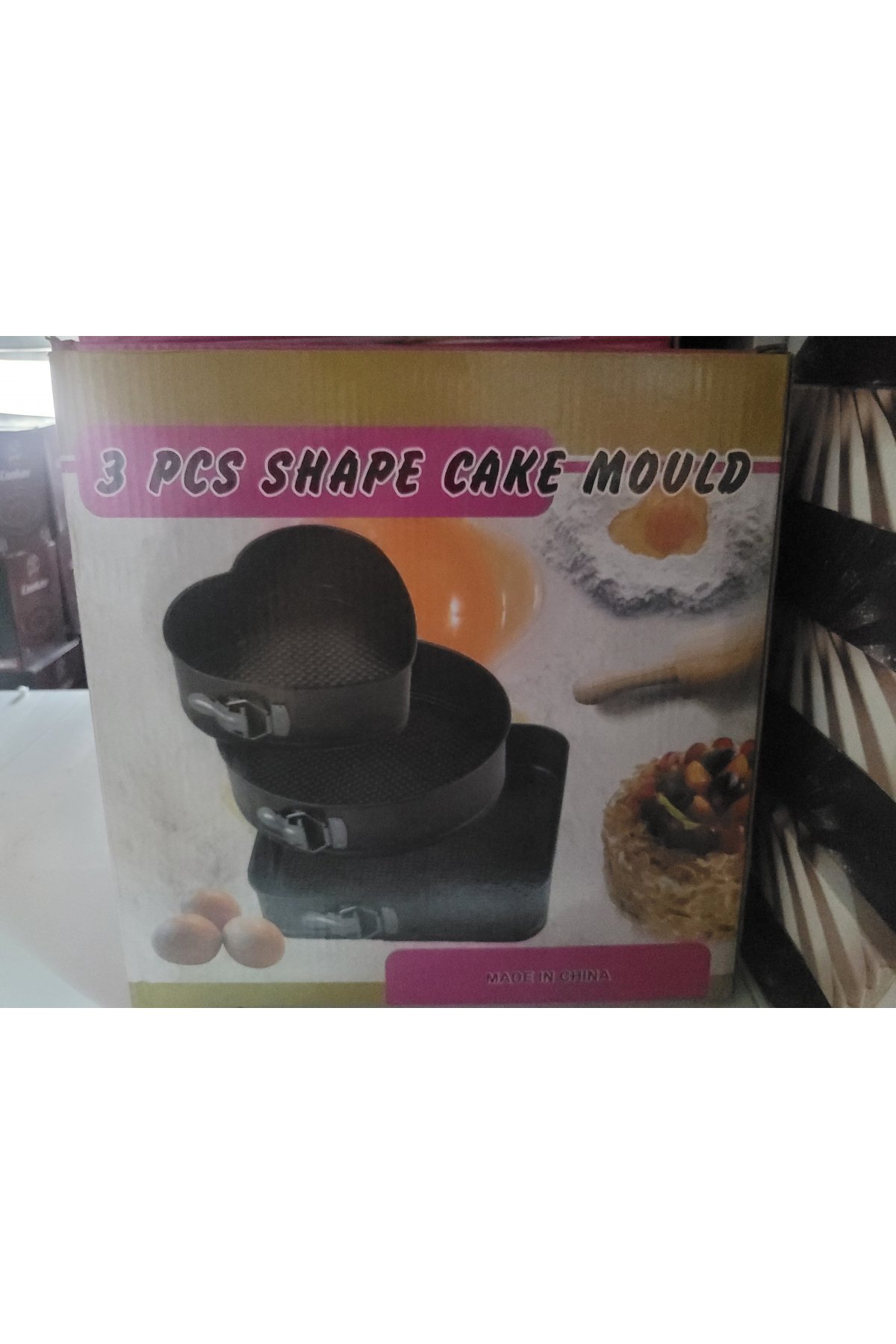Pakiş Hediyelik 3 Parça Kek Kalıbı