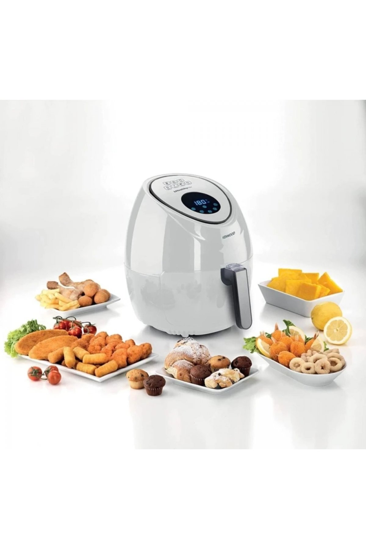 Kenwood Air Fryer Xl Hfp30.000Wh Sıcak Hava Fritözü Beyaz