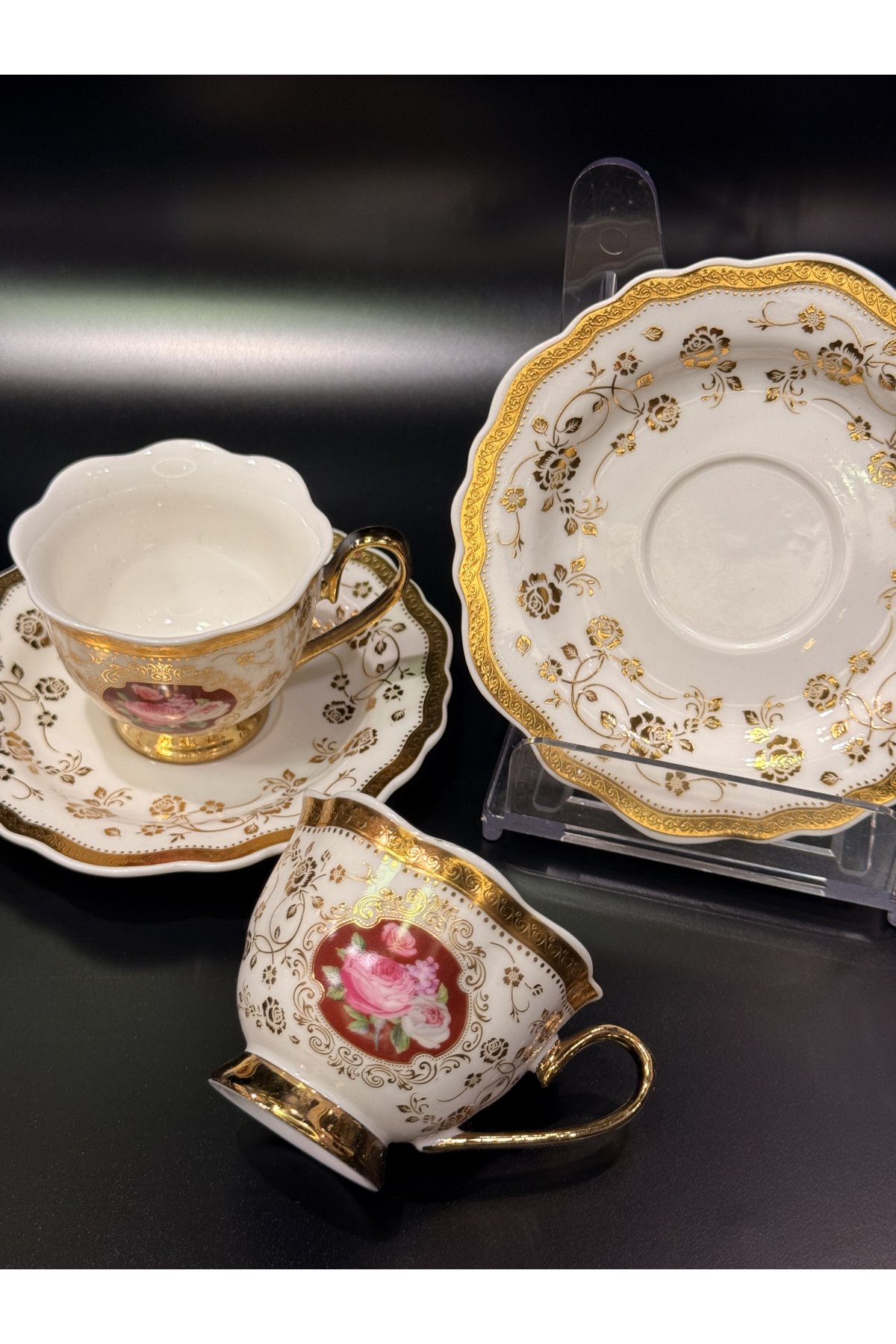 Sembol Elegant Kahve Fincan Takımı Gold