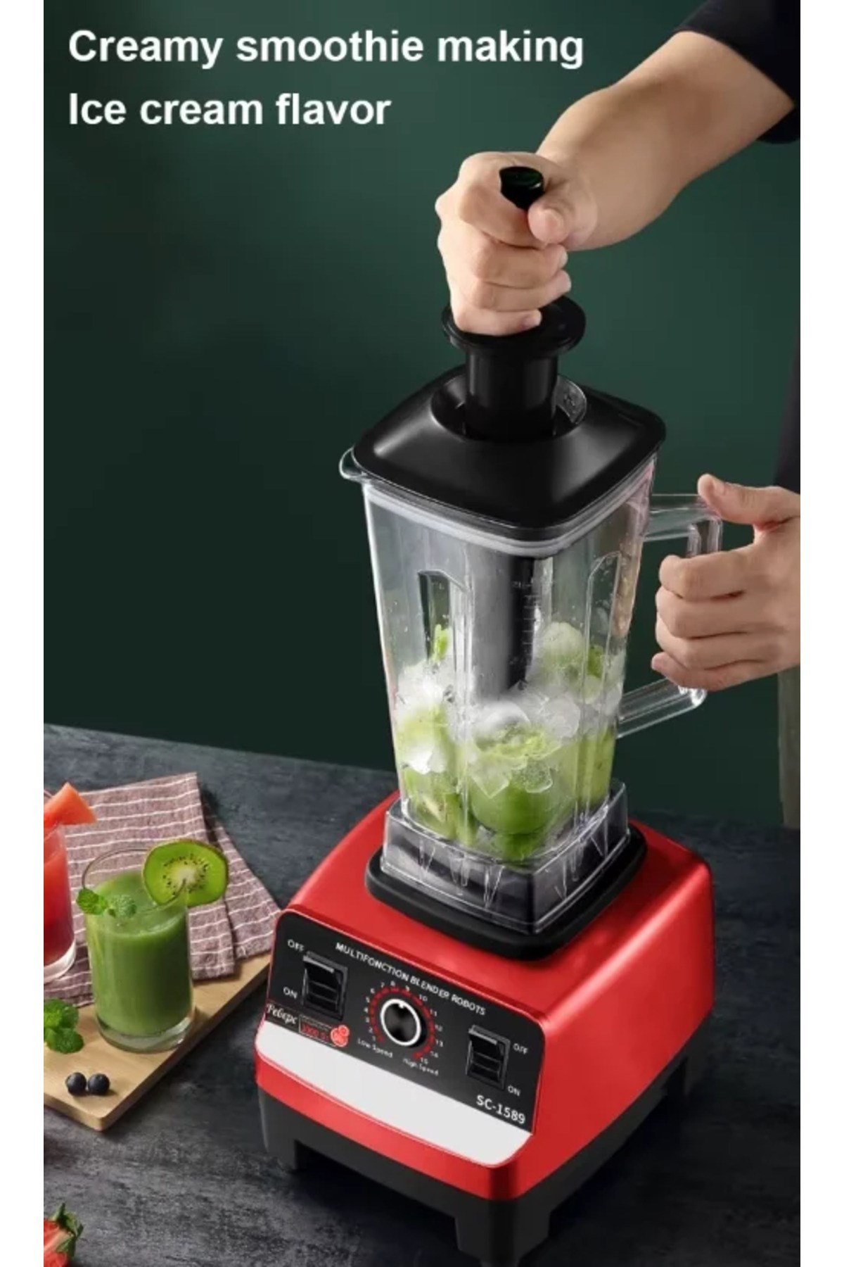 RZG Group 7000 Watt Blender Buz Parçalayıcı &amp; Baharat Öğütücü