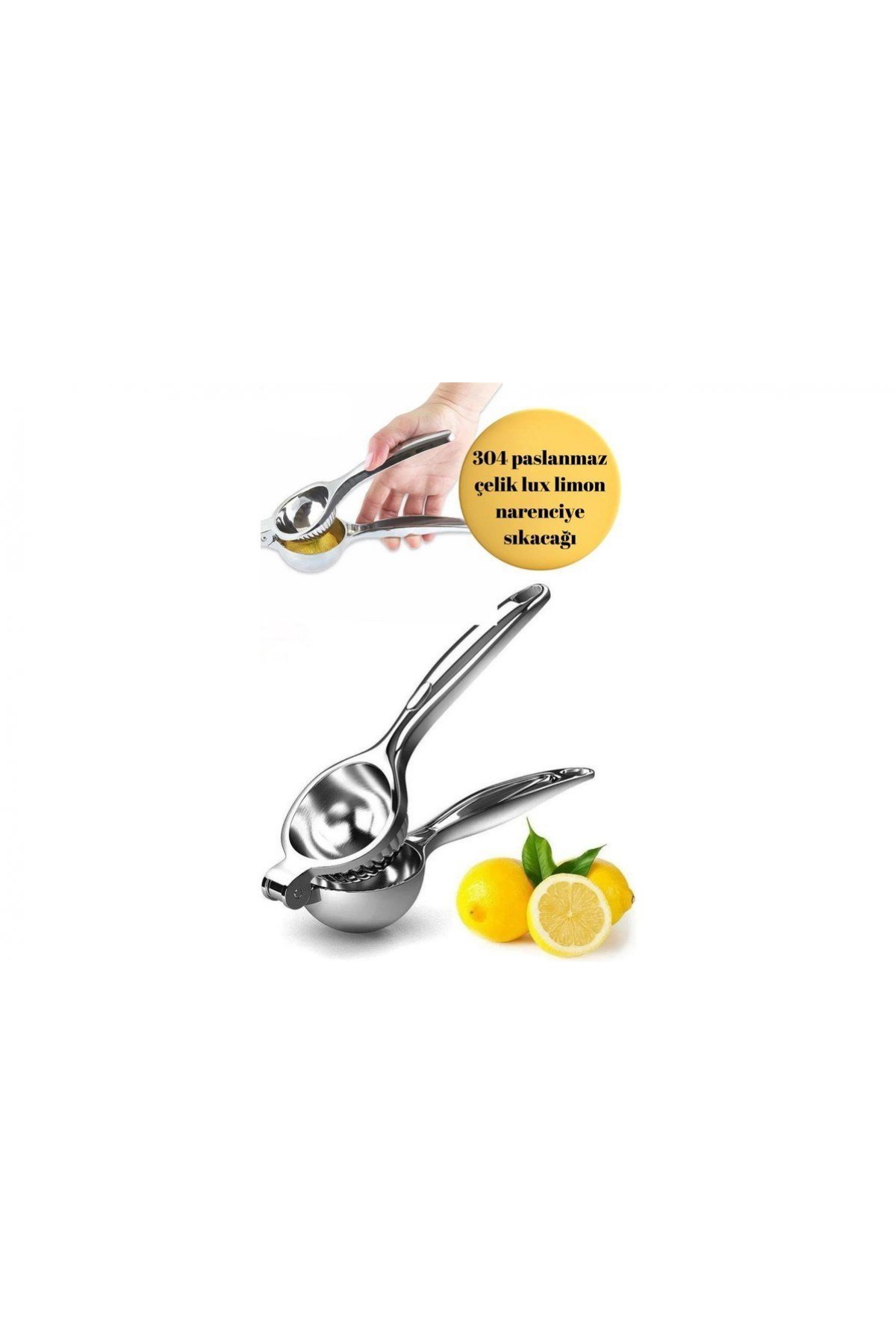 Ivory Paslanmaz Çelik Limon Sıkacağı - IVO-6762