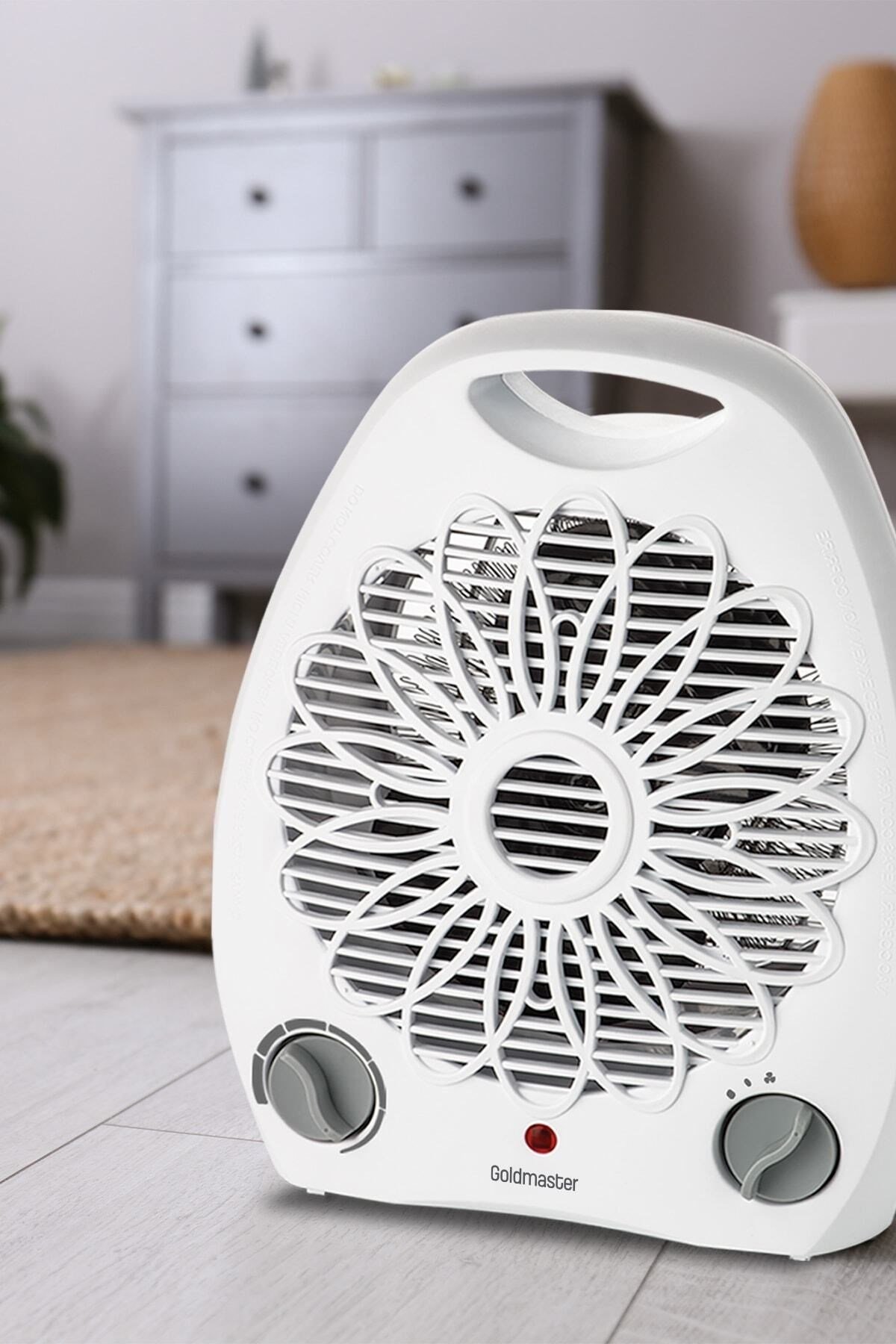 Goldmaster Summer Beyaz 2000 Watt Fanlı Isıtıcı