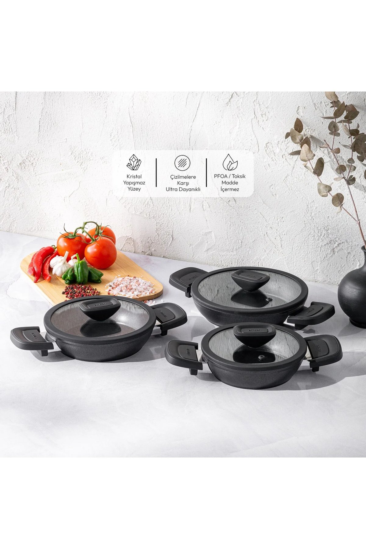 Emsan Diamente Exclusive 6 Parça Sahan Seti