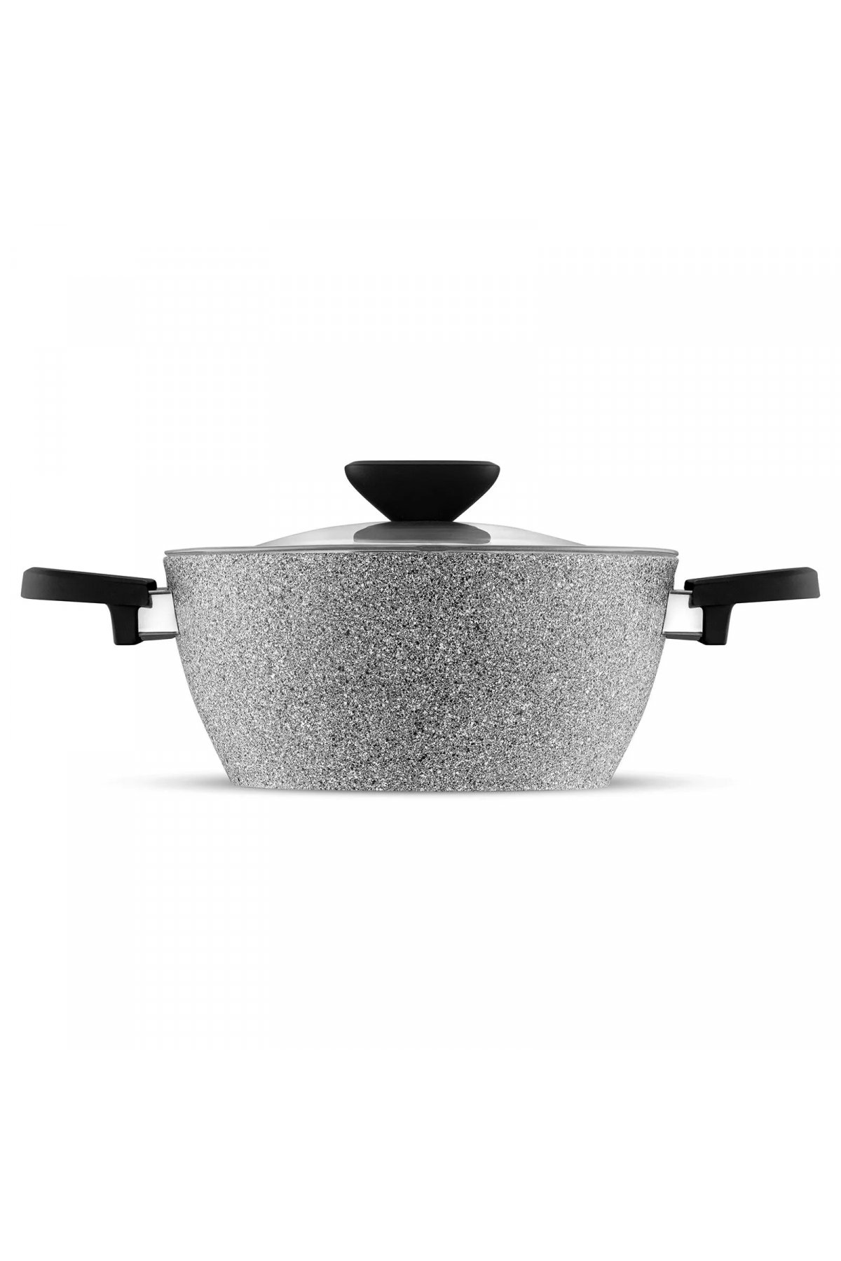 Emsan Fortis Granite 6 Piece Midi Cookware Set - Gray
