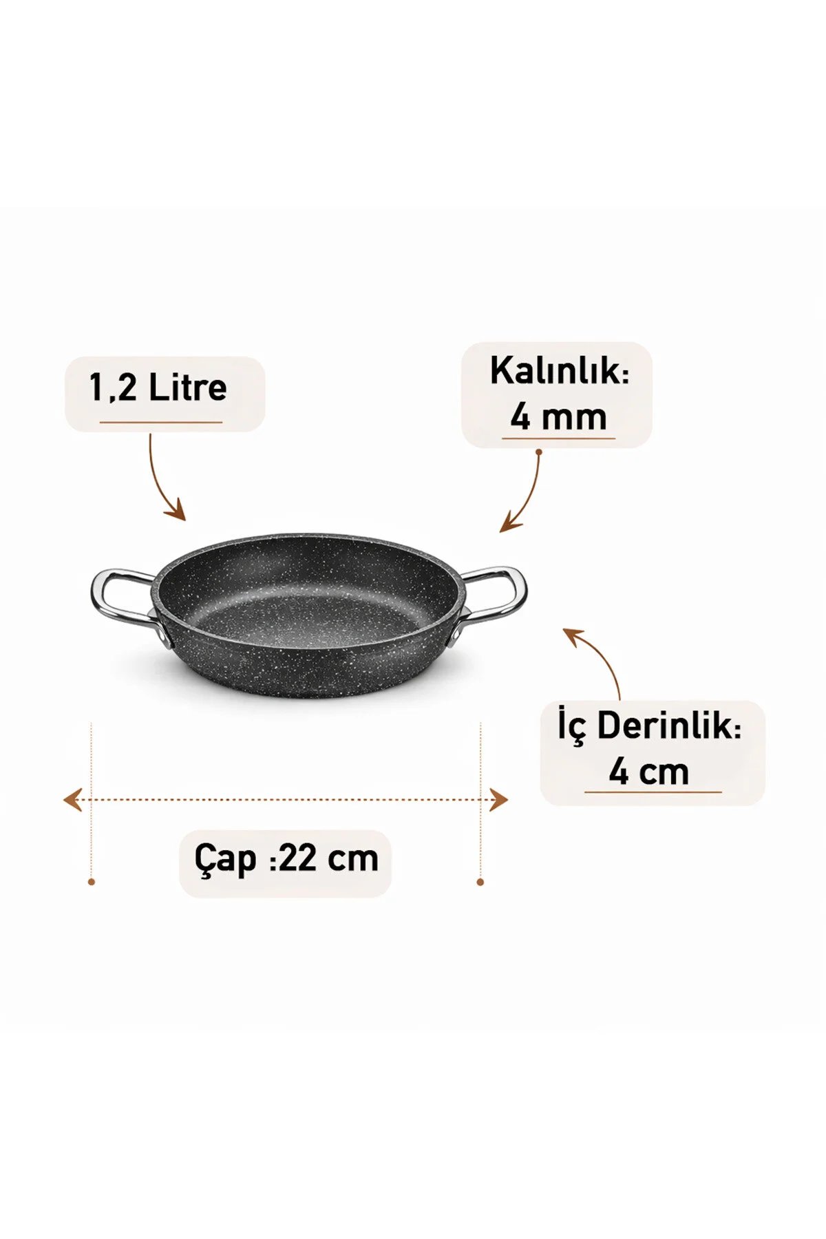 Falez Black Line 22cm Sahan - BLN 3012