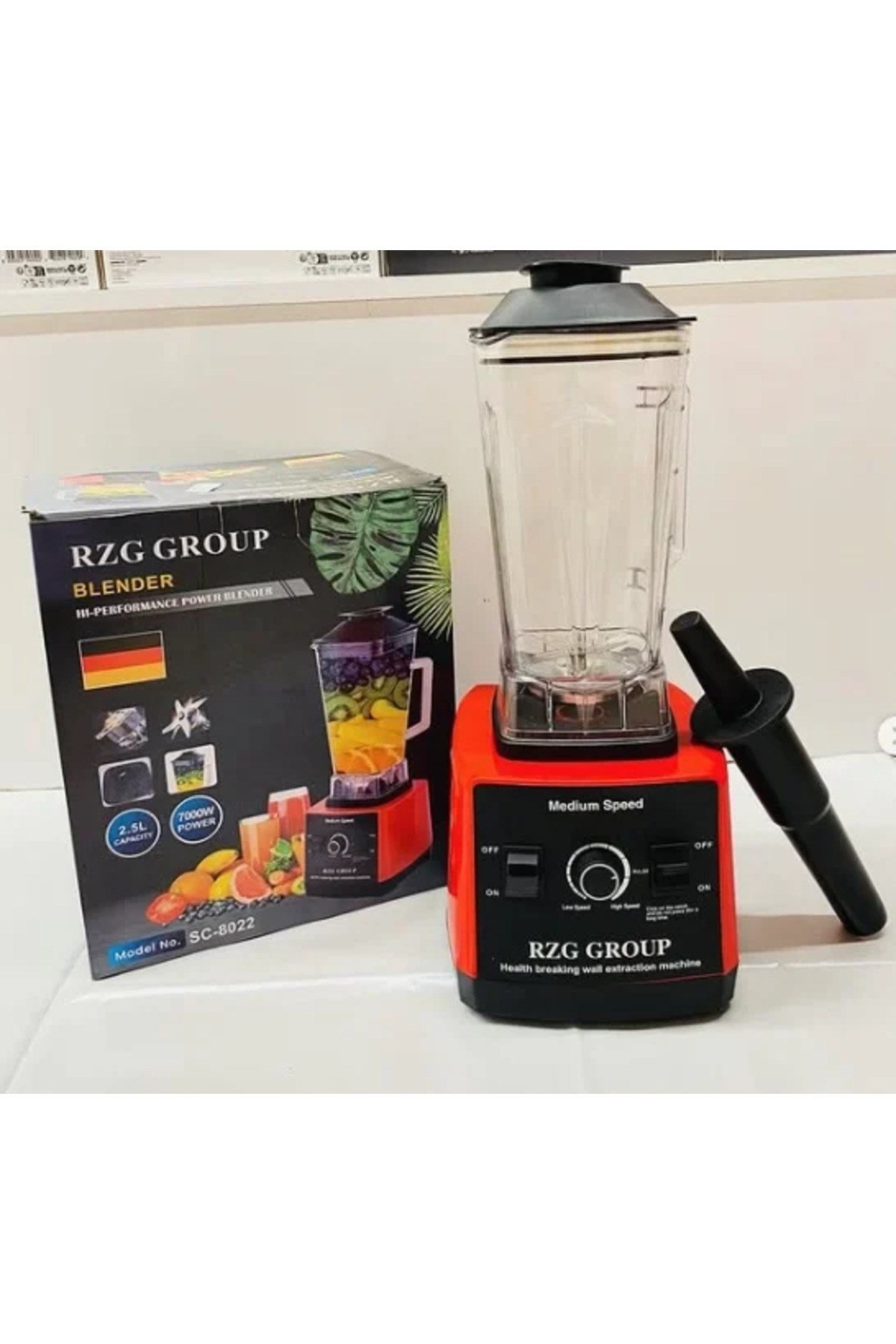 RZG Group 7000 Watt Blender Buz Parçalayıcı &amp; Baharat Öğütücü