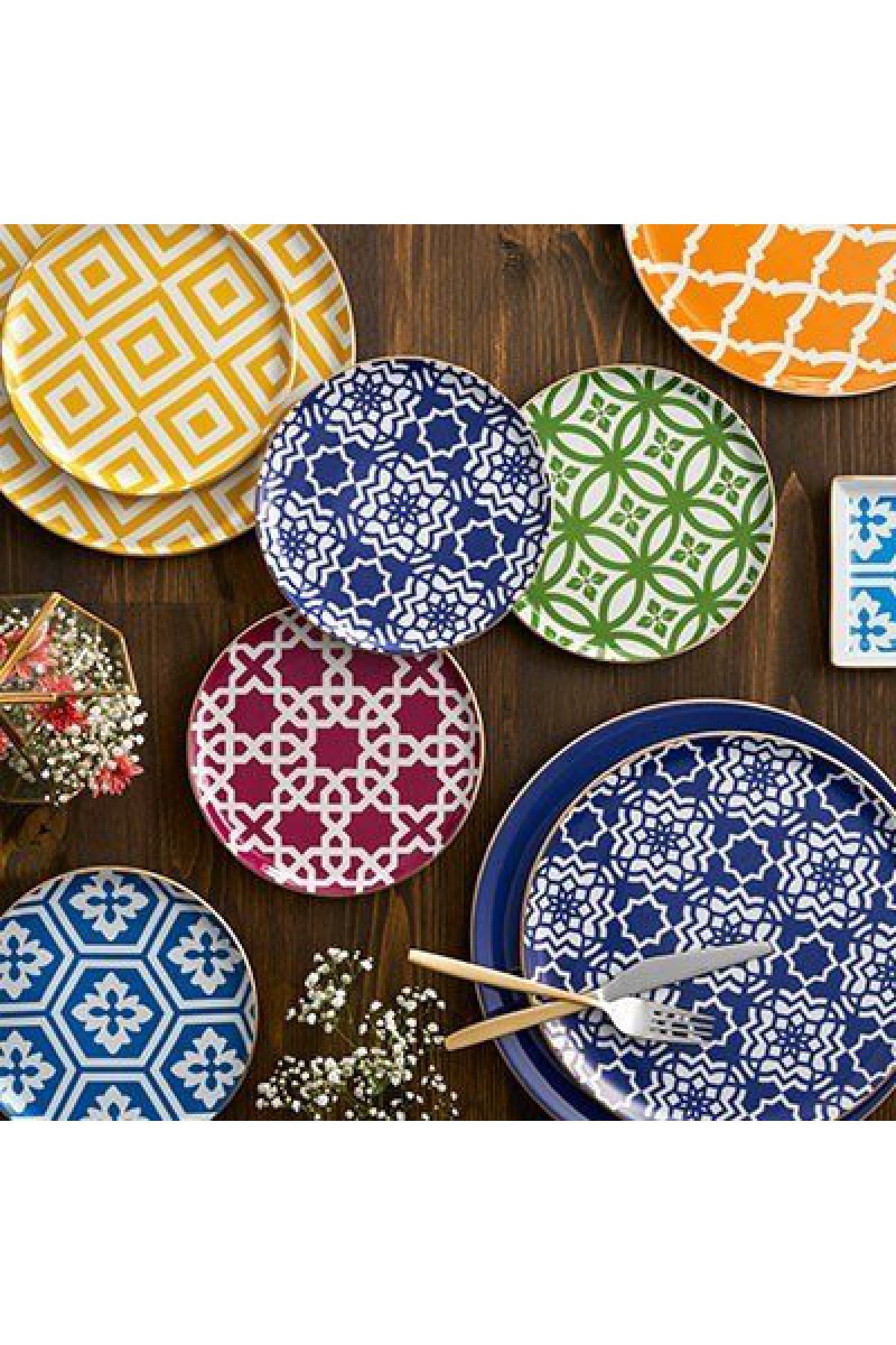 Porland Morocco Serisi 18 Parça Servis Takımı