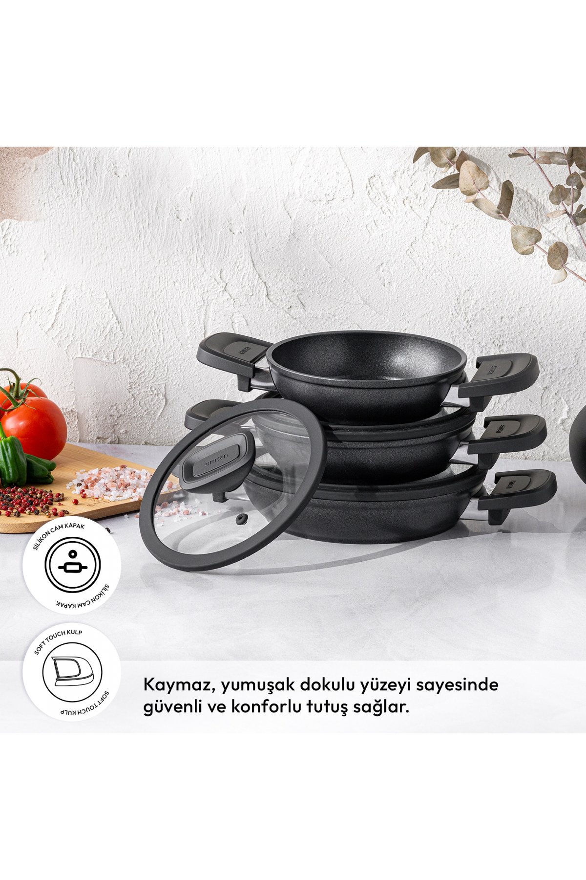 Emsan Diamente Exclusive 6 Parça Sahan Seti