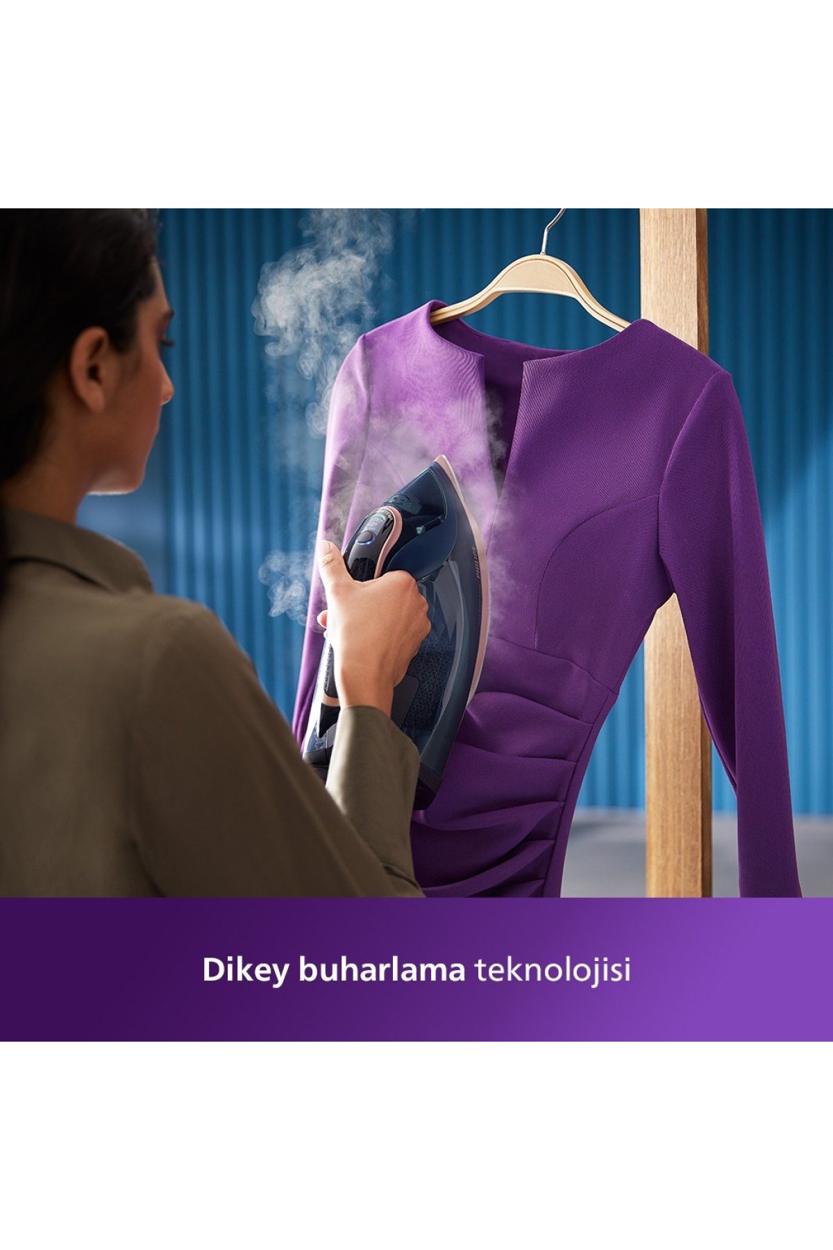 Philips Azur 8000 Serisi Buharlı Ütü DST8050/20 Lacivert