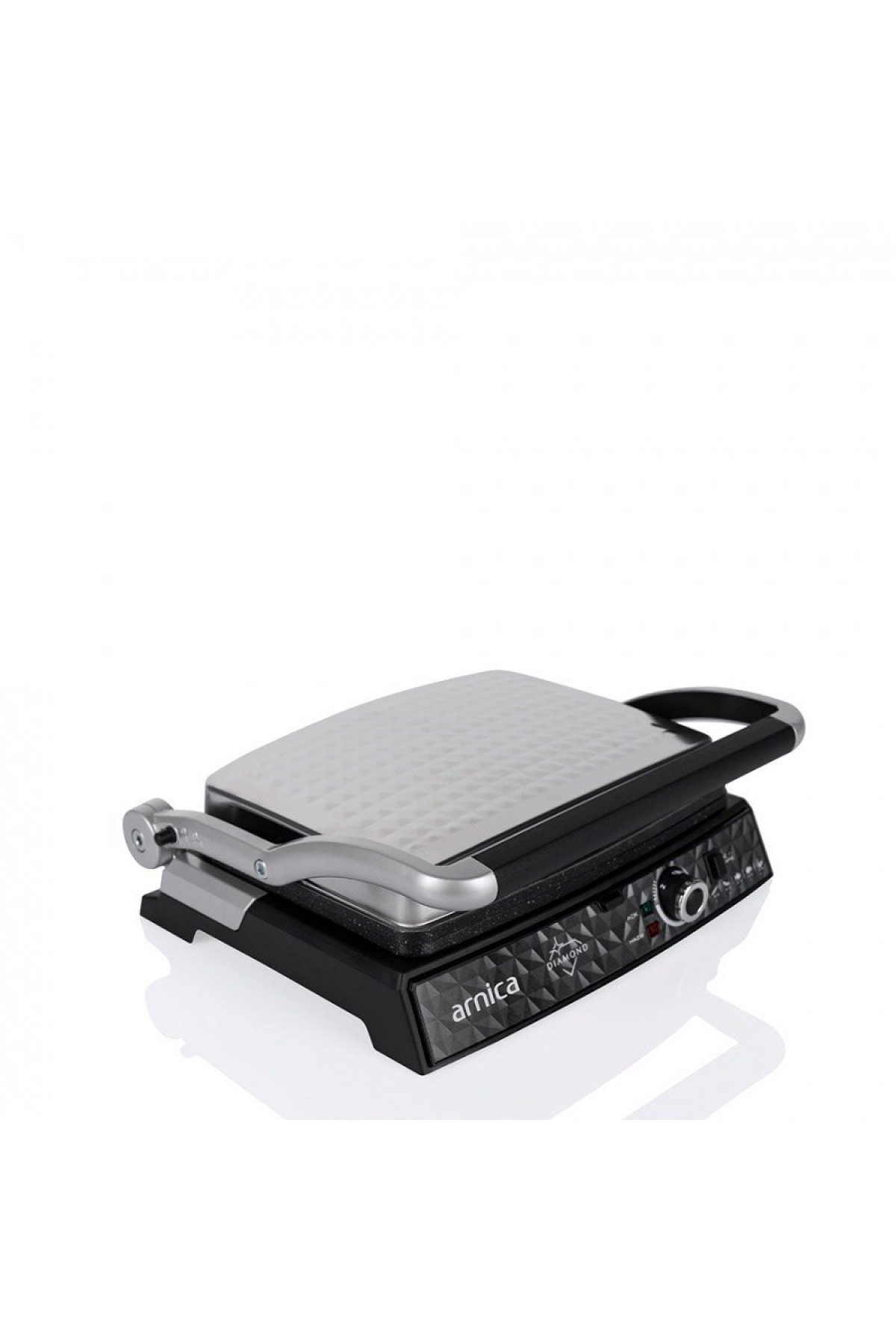 Arnica Diamond Granit Izgaralı Tost Makinesi İnox