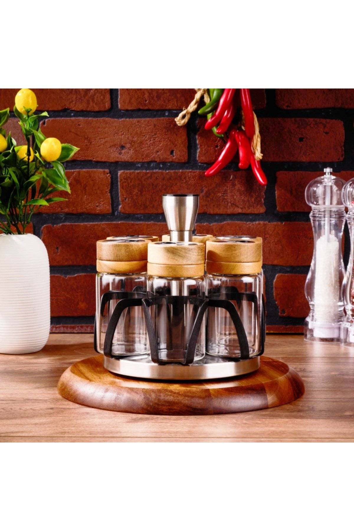 Arow Ellery Akasya Serisi Tr-6549 7li Baharat Seti 130 Ml