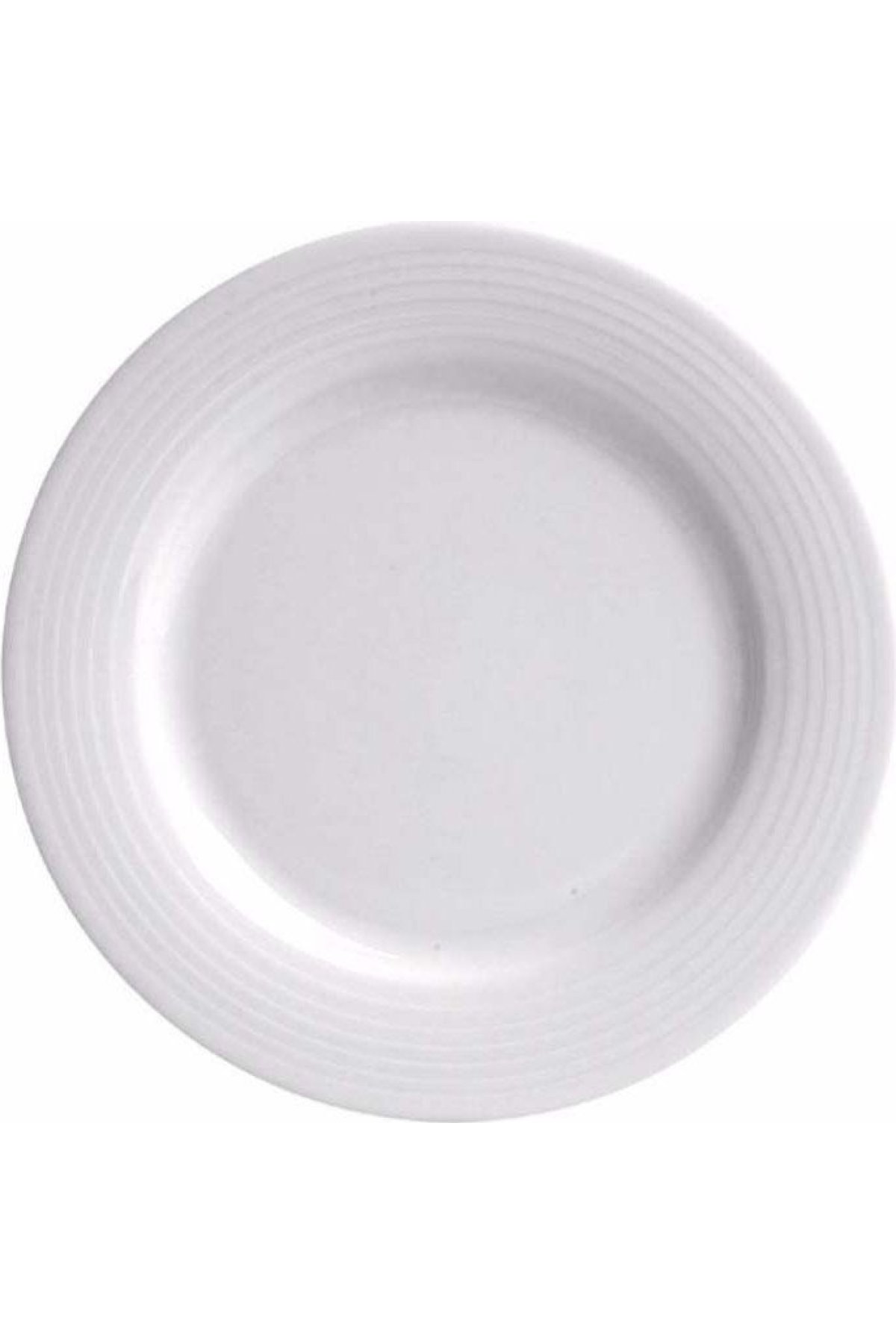 Porland Focus Beyaz 25cm Servis Tabağı Rölyefli
