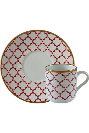 Regna Home Harmony Luna Kırmızı 6 Kişilik Kahve Fincan Takımı (HBF-12-KFT-LUN-K )