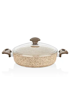 Falez Creamy Granit 32 cm Karnıyarık Tenceresi - CRE 3066