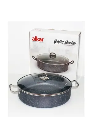 Alkar Şefin Serisi 34cm Otantik Basık Tencere EB 434