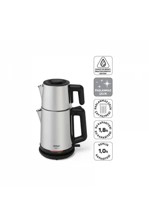 Arzum AR3158 Arzum Neosteel Inox Çay Makinesi