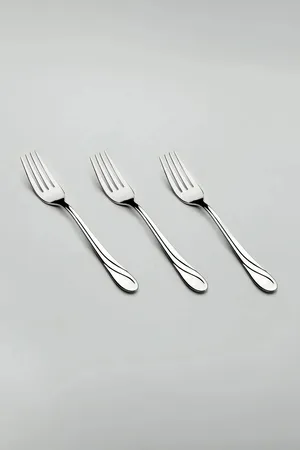 Nehir Safir Sade Yemek Çatal - 1 Düzine = 12 Adet