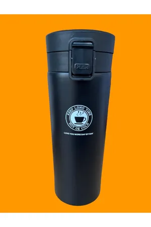Arow Süper Trend Çift Katmanlı Termos - 500 ML - D-281 - Siyah