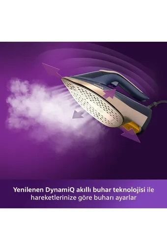 Philips Azur 8000 Serisi Buharlı Ütü DST8050/20 Lacivert