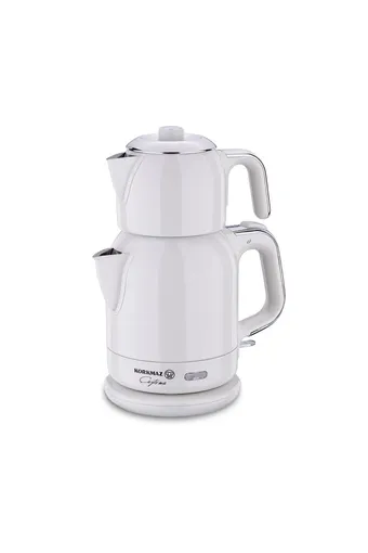 Korkmaz Çaytema Elekt. Çaydanlık Vanilya/Krom 1.7 lt A331-08