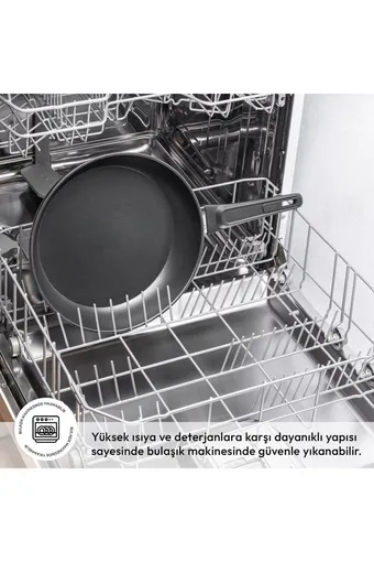 Emsan Diamente Exclusive 30cm Tava - Siyah
