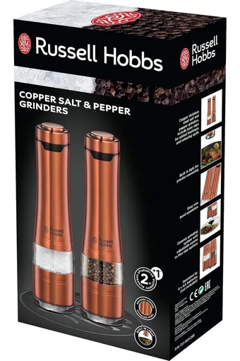 Russell Hobbs Otomatik Tuz ve Biber Öğütücü Değirmenler 28011-56 Bakır