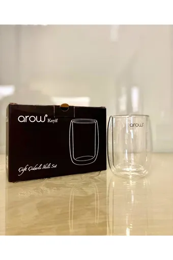 Arow Çift Çidarlı İkili Bardak 150 Ml