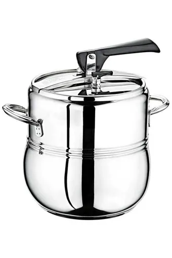 Oms 5104 2 Parça Klasik Güveç Düdüklü Tencere 22 Cm 9 Litre Sade