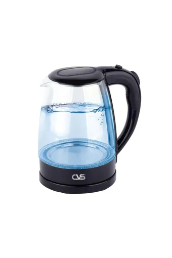 Cvs DN 2335 Stakla 1800 ML Cam Işıklı Su Isıtıcı Kettle Şeffaf