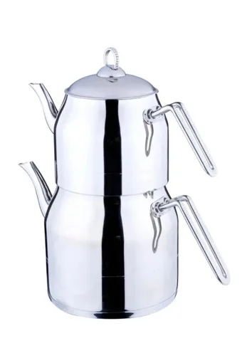 FMS Daisy Jumbo Boy Metal Kulplu Sade Çaydanlık - 4071S