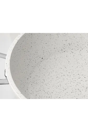 Taç Granit Döküm Derin Tencere 28 cm Beyaz - TAC-3427
