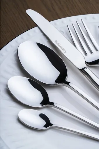 Acar Linear 72 Parça 12 Kişilik Çatal Kaşık Bıçak Takımı - ART-07761