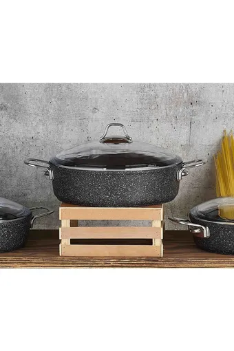 Falez Black Line 30cm Karnıyarık Tenceresi - BLN 3008