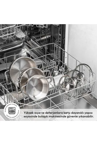 Emsan Demre 6 Parça Çelik Sahan Set İnox