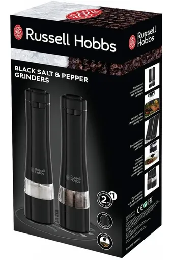 Russell Hobbs Otomatik Tuz ve Biber Öğütücü Değirmenler 28010-56 Siyah